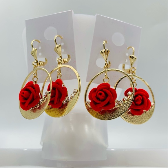 Jewelry - Earrings gold plated $12 dollars each pair
